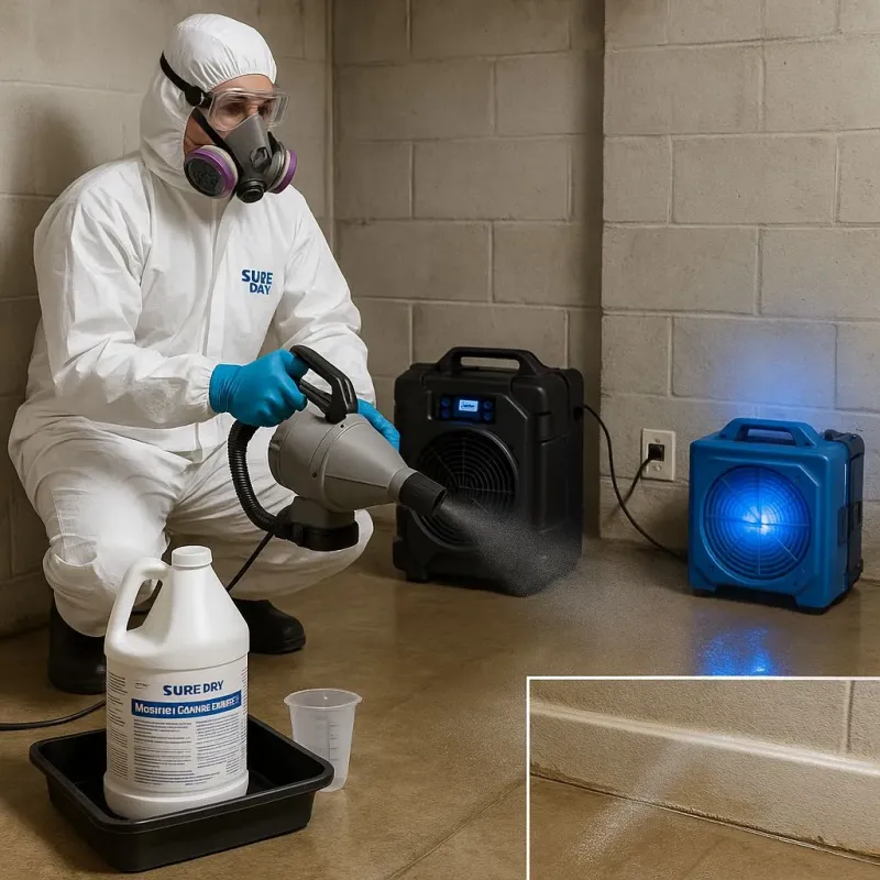 Sanitization and Odor Removal process in Garfield, TX