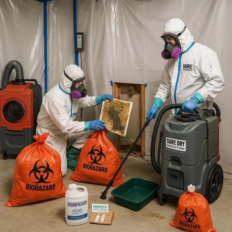 Contaminated Water Handling Protocols process in Garfield, TX