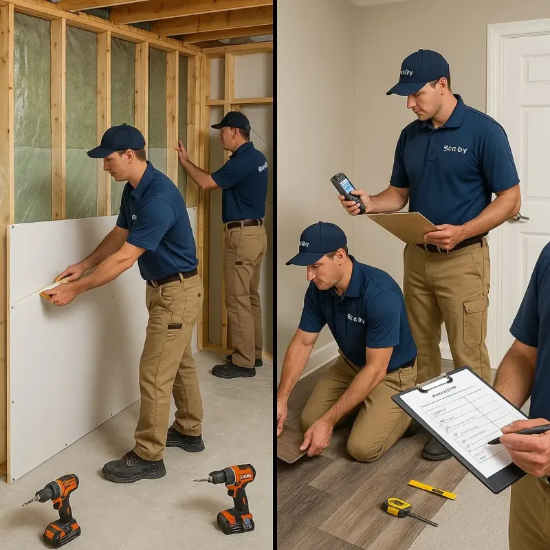 Repairs and Reconstruction process in Garfield, TX